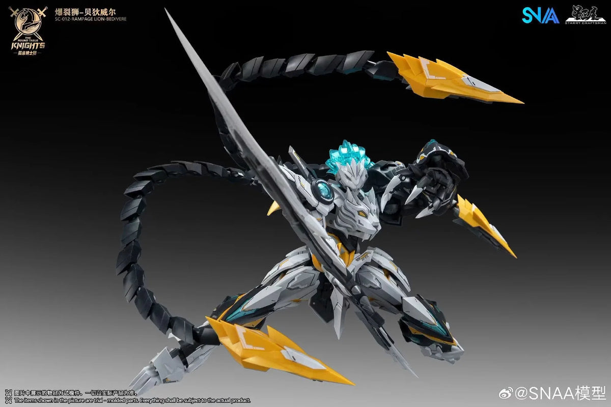 Pre-order SNAA Round Table Knights 1/144 scale Rampaging Lion Model Kit