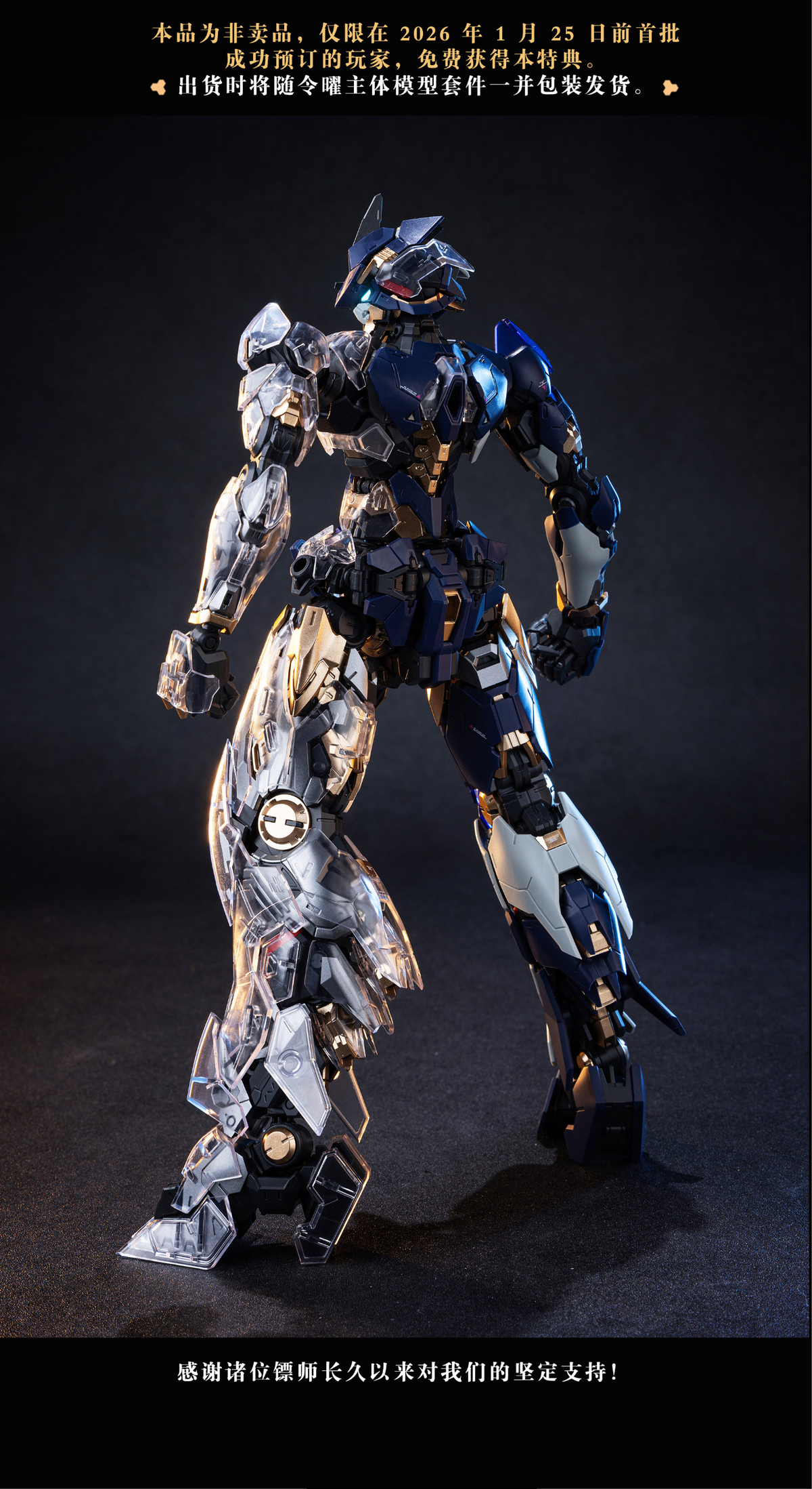 Burning Steel Heavy Industry DP-H01 DP Escort Agency Ling Yao 1/100 Scale Model Kit