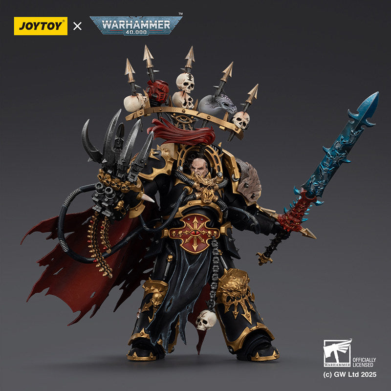 JOYTOY Warhammer 40,000 Black Legion Abaddon the Despoiler 1/18 Scale Action Figure