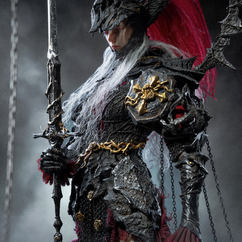 POPCOSTUME Limited Edition 1/6 Scale Rose Knight: Thorn-Covered Crown, Full Copper Armor