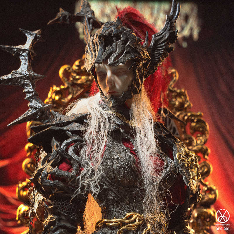 POPCOSTUME Limited Edition 1/6 Scale Rose Knight: Thorn-Covered Crown, Full Copper Armor