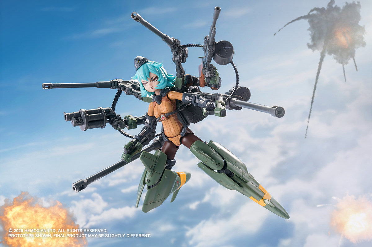 HEMOXIAN Rusted Brier Rhande Koskinen 1/12 Scale Original Mecha Girl Model Kit