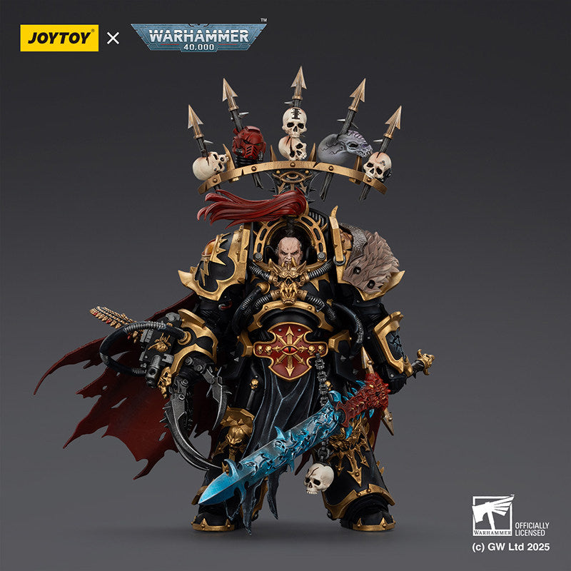 JOYTOY Warhammer 40,000 Black Legion Abaddon the Despoiler 1/18 Scale Action Figure