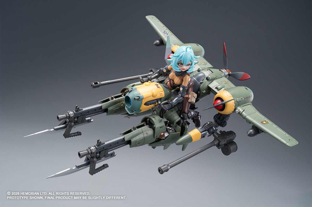 HEMOXIAN Rusted Brier Rhande Koskinen 1/12 Scale Original Mecha Girl Model Kit